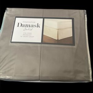 Charter Club Cal King Bedskirt gray. NWT